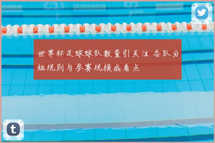 世界杯足球球队数量引关注 各队分组规则与参赛规模成看点